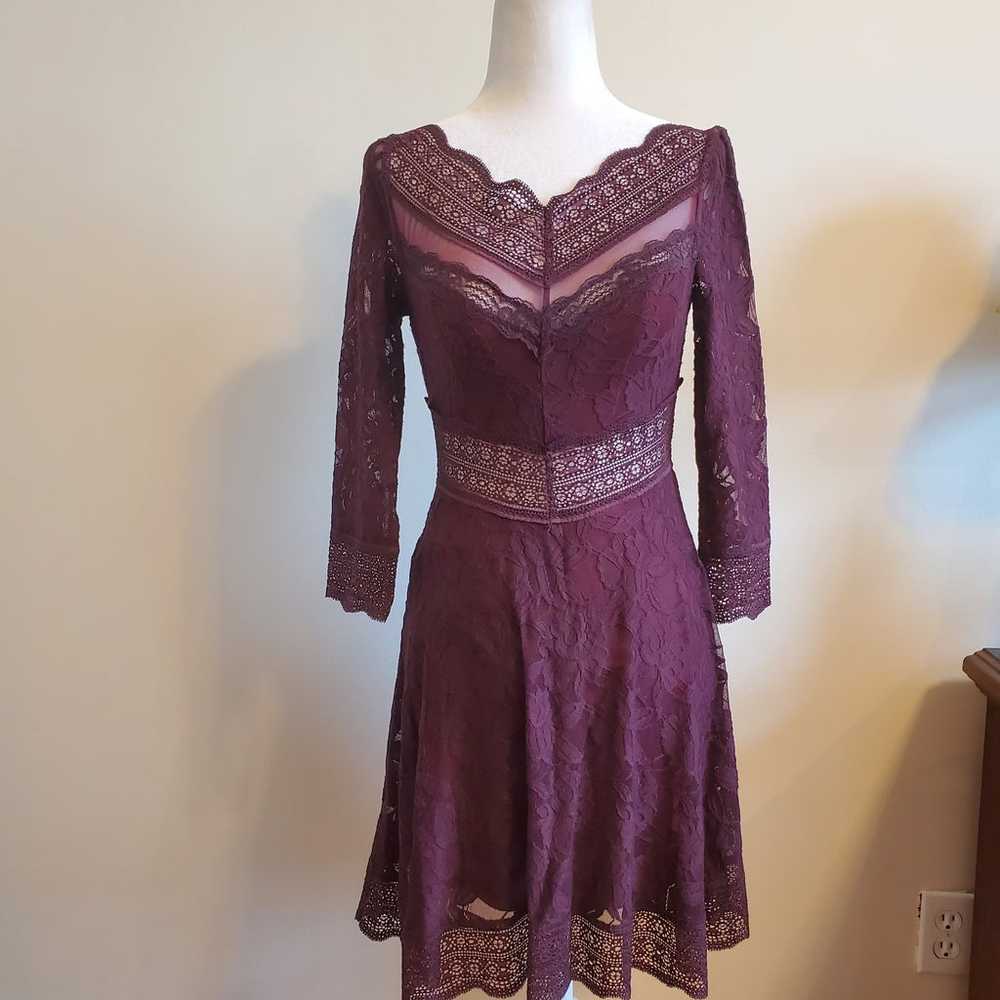 Free People Lacy Afairs in Eggplant sz. XS - image 3