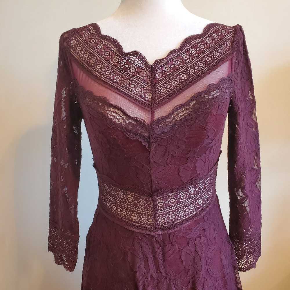 Free People Lacy Afairs in Eggplant sz. XS - image 4