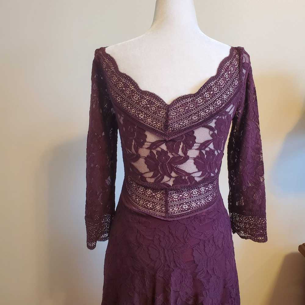 Free People Lacy Afairs in Eggplant sz. XS - image 7