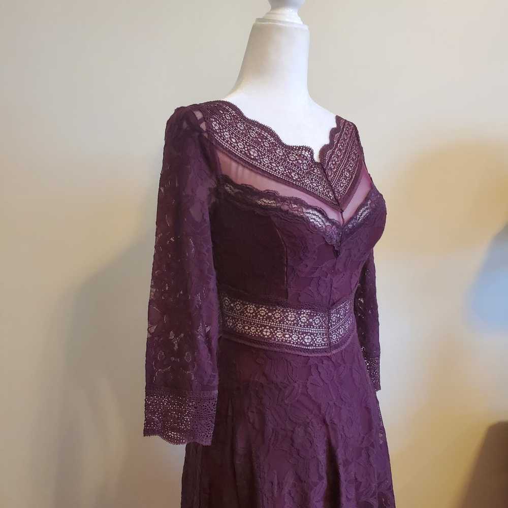 Free People Lacy Afairs in Eggplant sz. XS - image 8