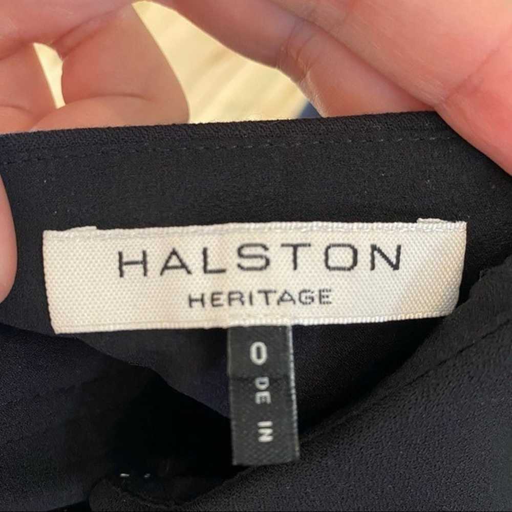 Halston Heritage Sweetheart Peplum Cocktail Dress - image 3