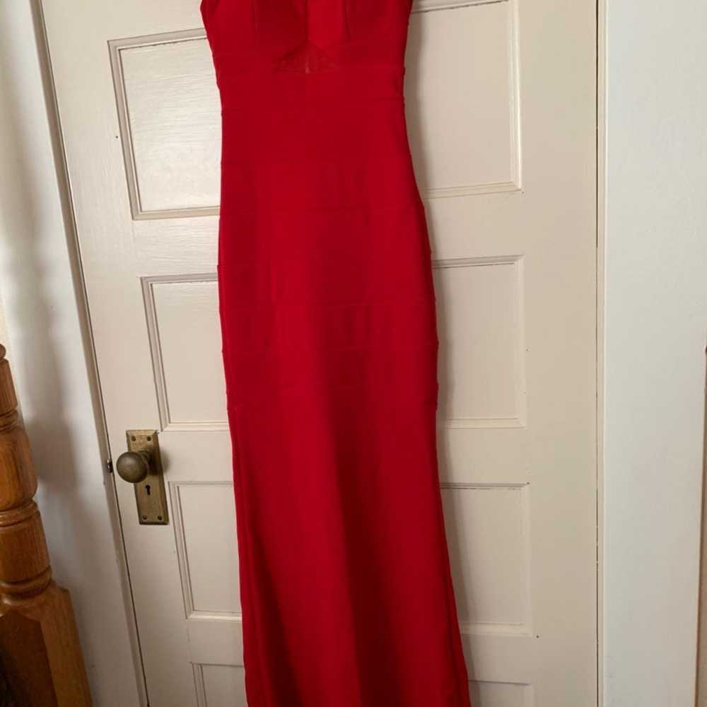 Honey and Rosie red formal dress - image 4