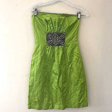 Plenty Frock by Tracy Reese mini dress vibrant gr… - image 1