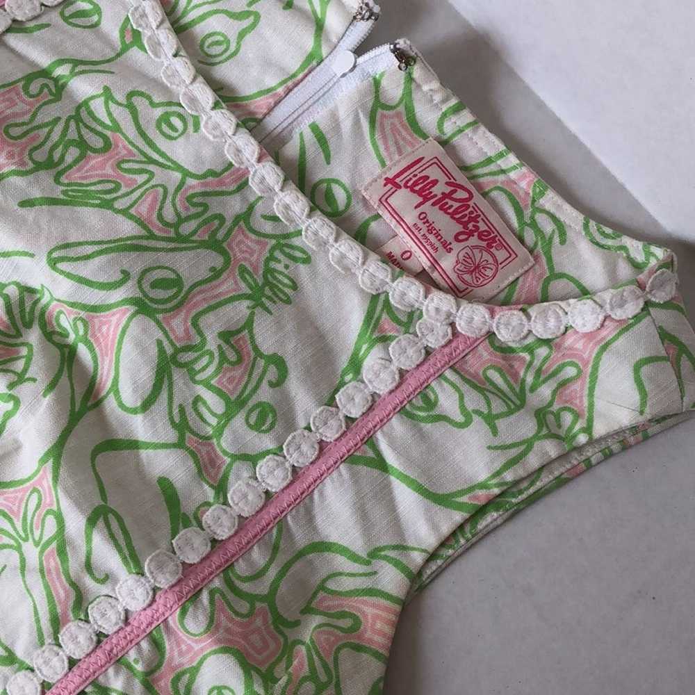 Lilly Pulitzer Frog Print Dress - image 4