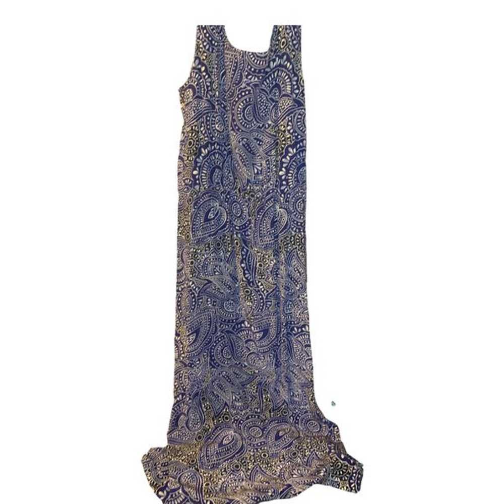 Vintage Maggy London 100% Silk Maxi Dress Women’s… - image 7