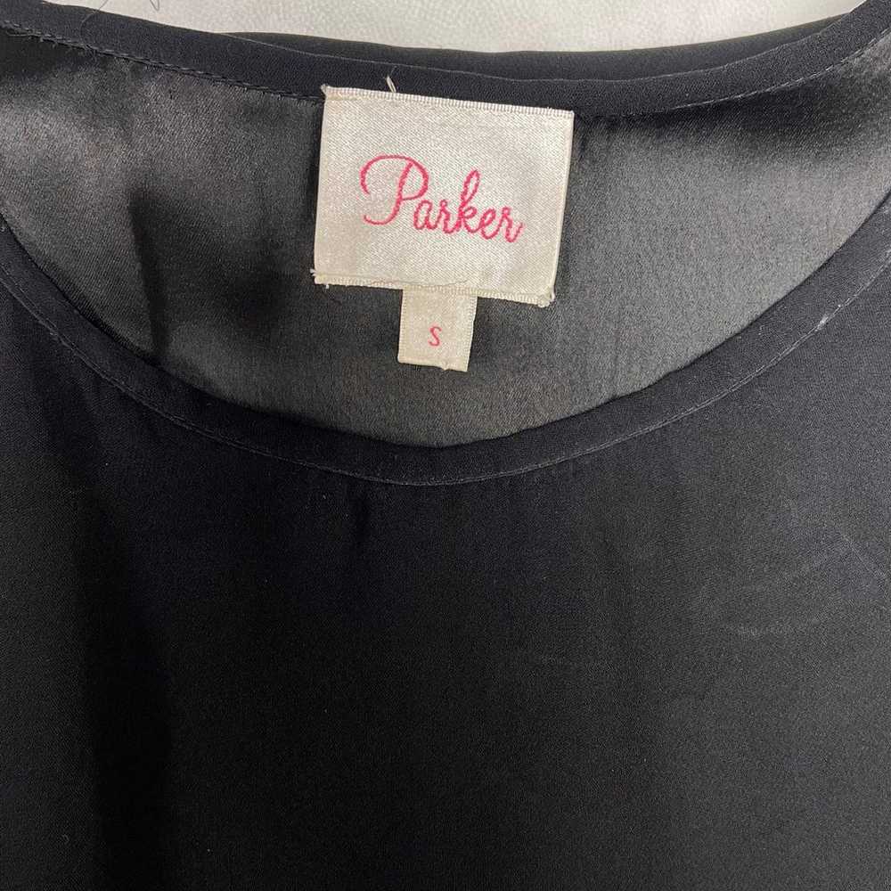 Parker Sequin Chiffon Draped Twofer Mini Dress - image 6