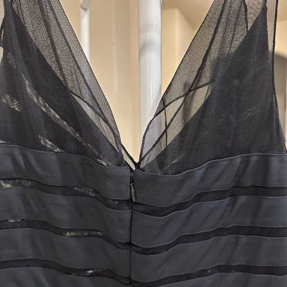 Chetta B Black Tiered Cocktail Dress Size 6,  EUC… - image 3