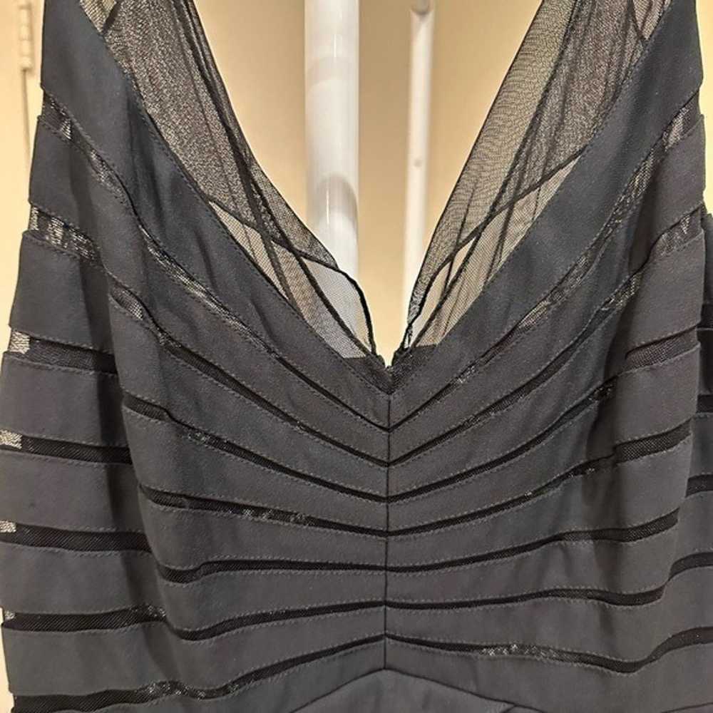 Chetta B Black Tiered Cocktail Dress Size 6,  EUC… - image 5