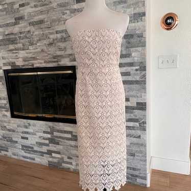 Cream colored lace dress