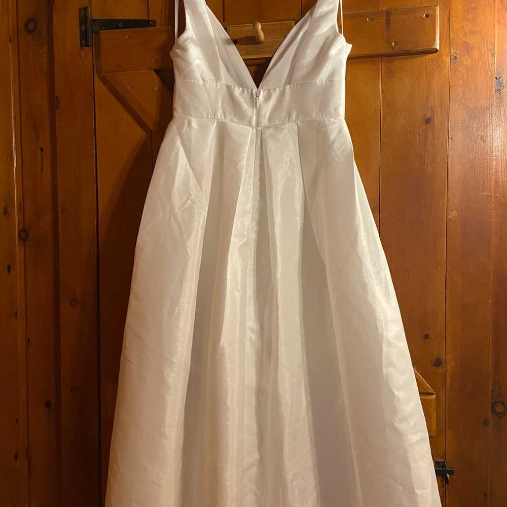 LuLus Wedding Dress Ready For Romance Ivory Sleev… - image 3