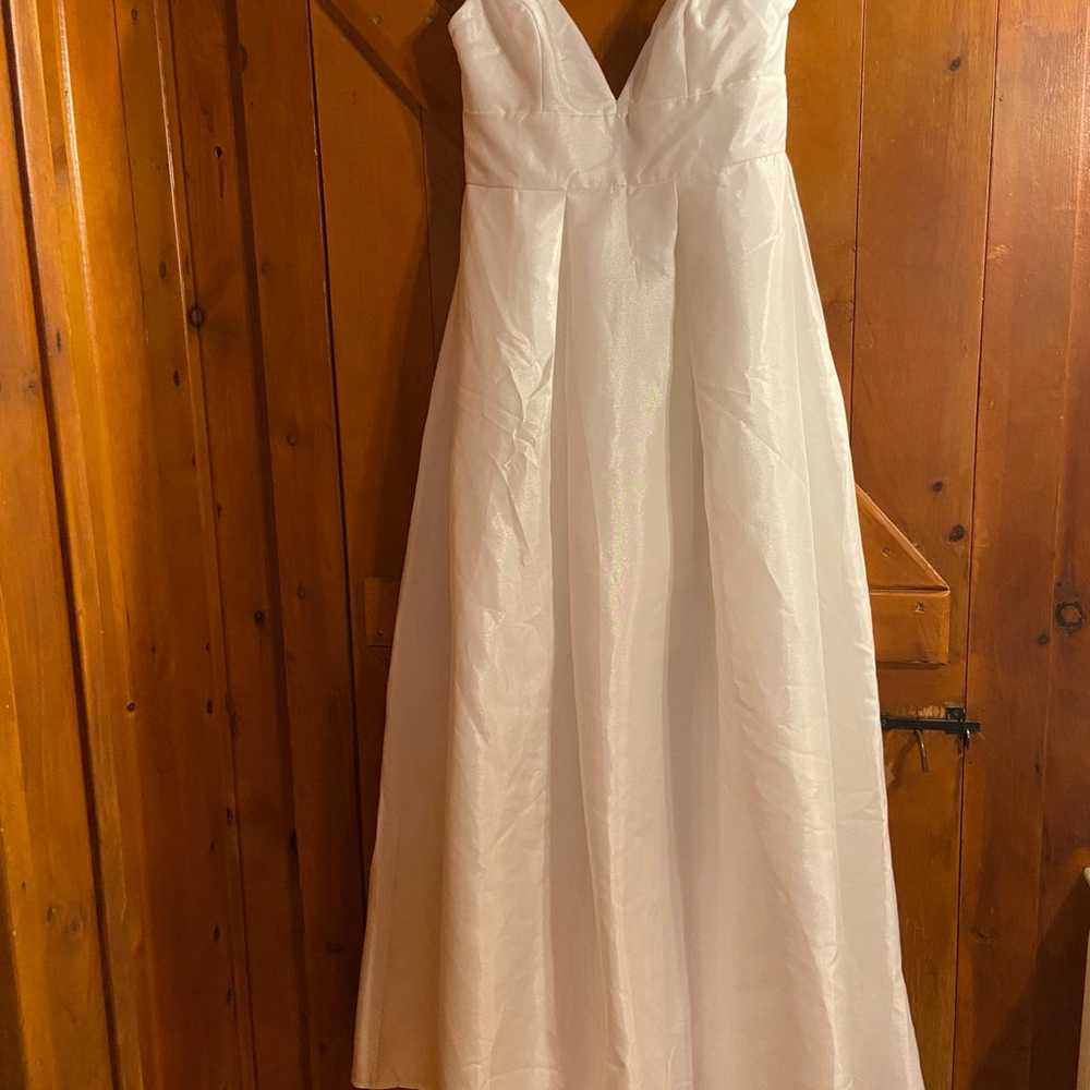 LuLus Wedding Dress Ready For Romance Ivory Sleev… - image 5
