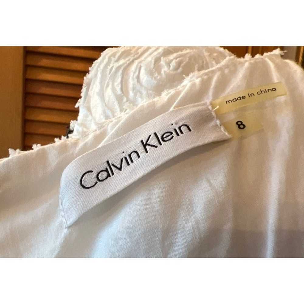 Calvin Klein White Rose Soutache Dress — 8 - image 10