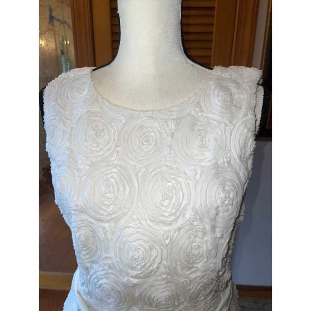 Calvin Klein White Rose Soutache Dress — 8 - image 4