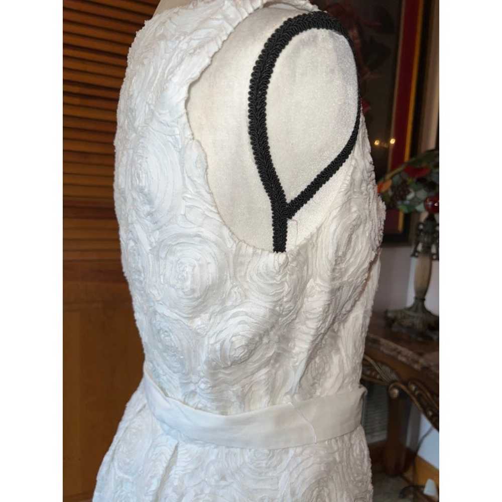 Calvin Klein White Rose Soutache Dress — 8 - image 6