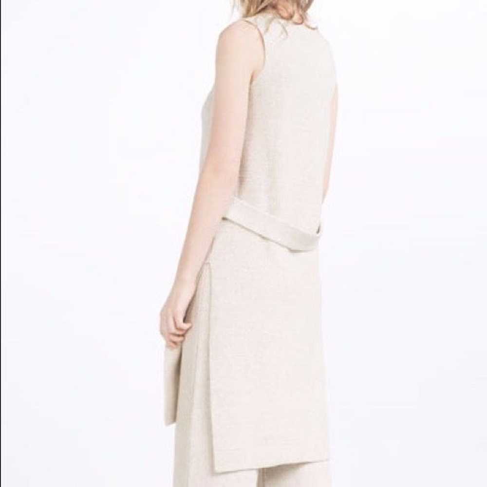 New Zara Knit Sleeveless Tunic Sweater Dress in S… - image 2