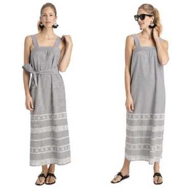 Vineyard Vines Women's Striped Embroidered Maxi D… - image 1