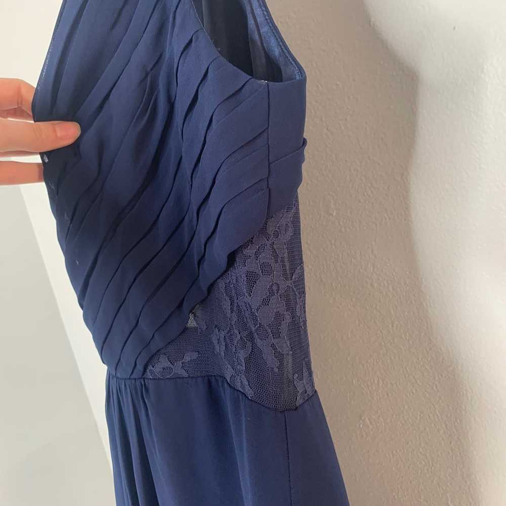 Monique Lhuillier navy blue lace sides bridesmaid… - image 4