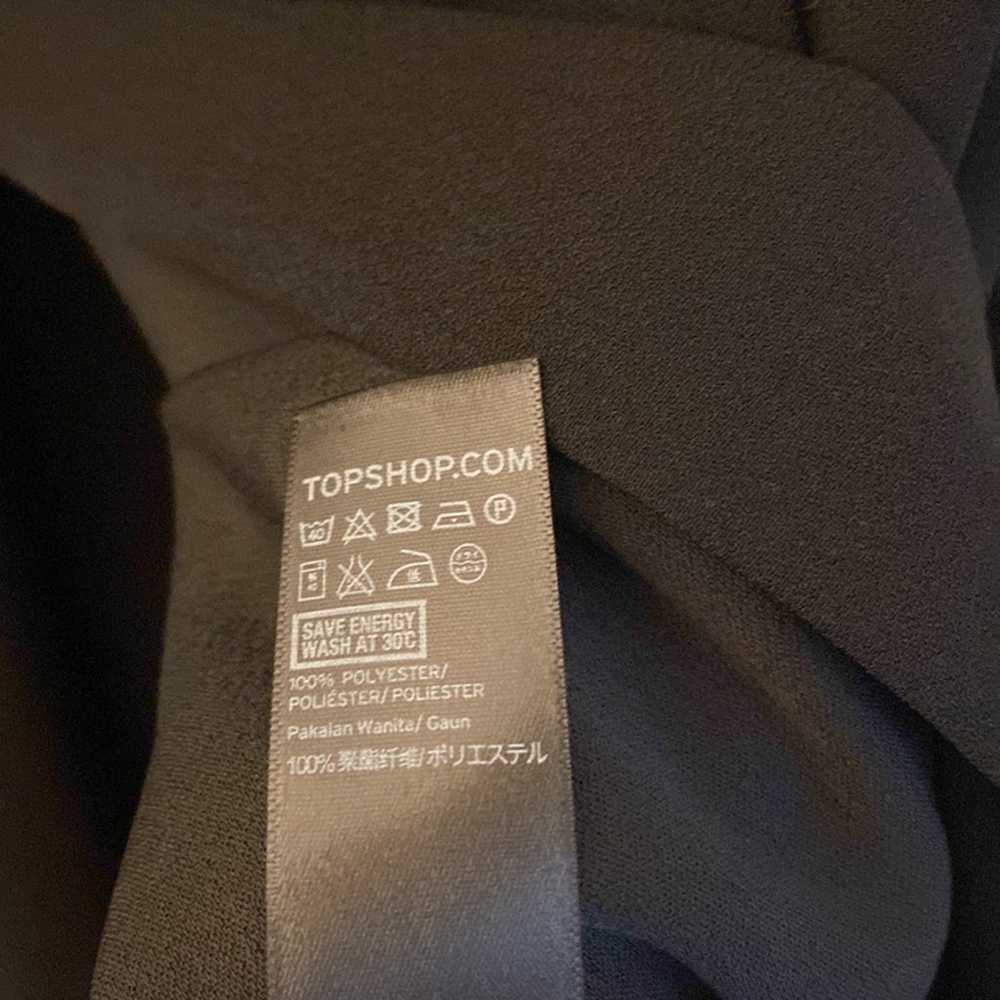 TOPSHOP, US 8, front wrap tie mini dress blazer, … - image 9