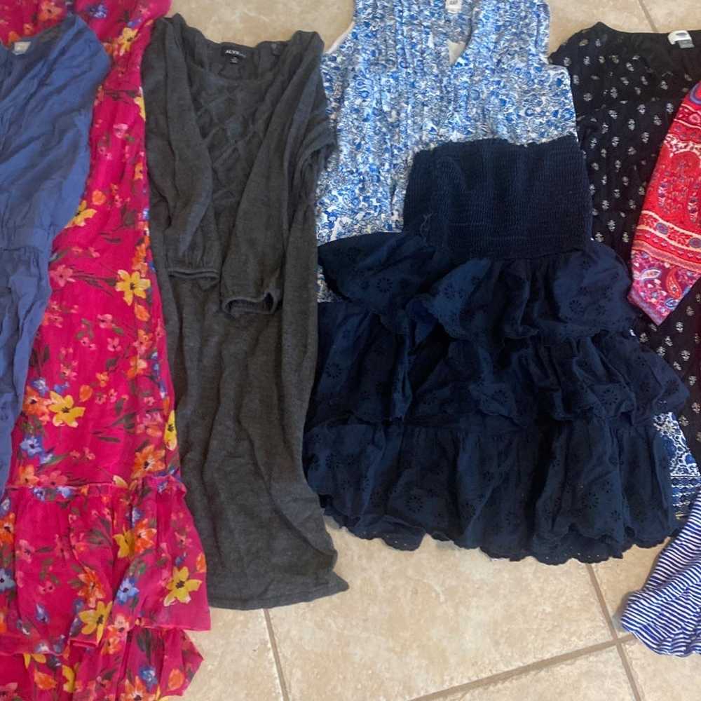 Wholesale 11 dresses size m medium lot old navy c… - image 3
