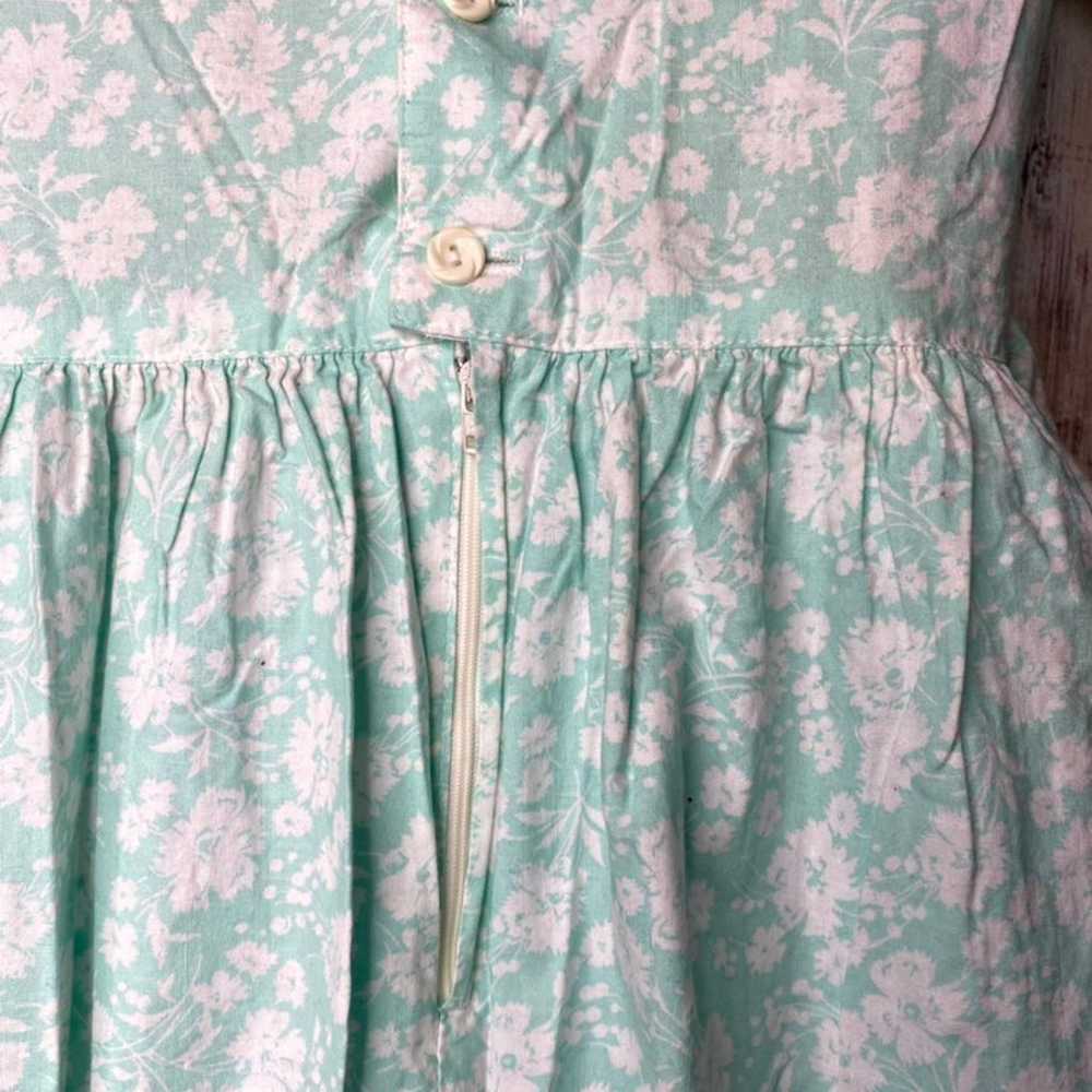 Vintage Lanz Original Puff Sleeve Floral Dress Si… - image 10