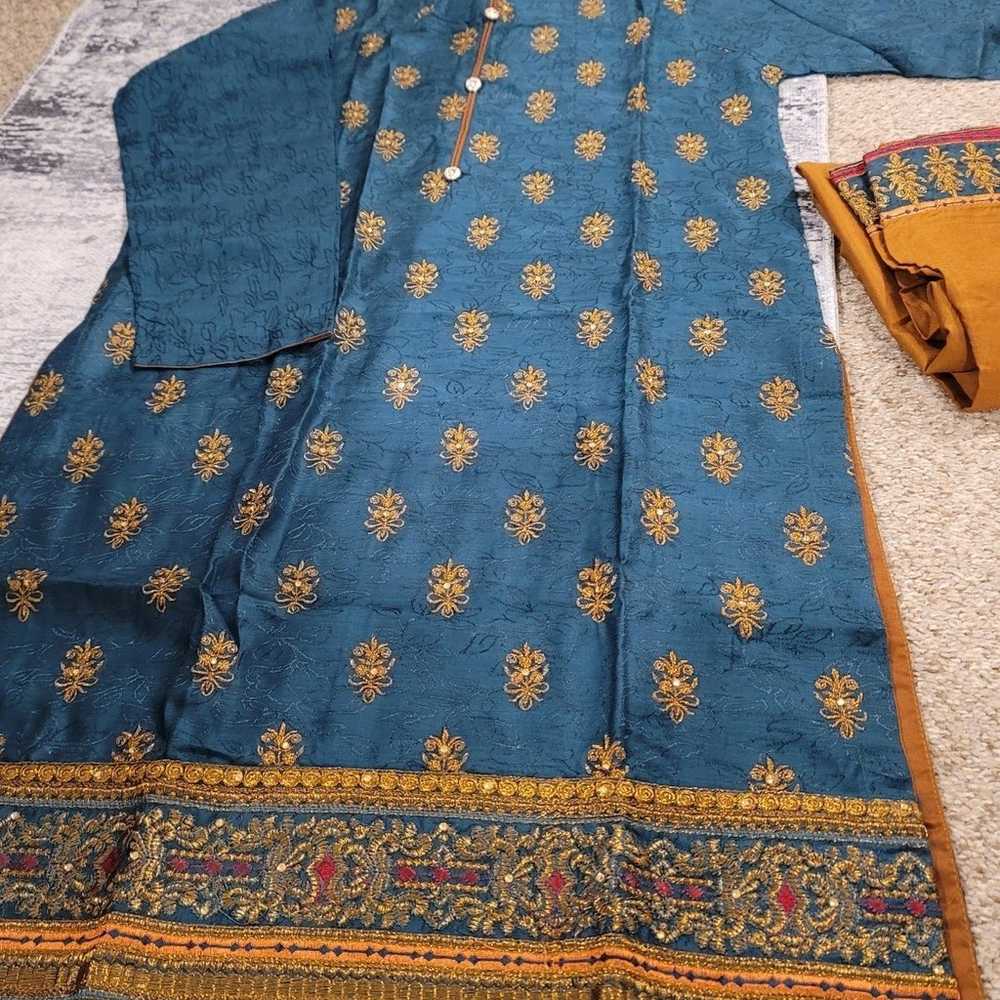 Pakistani Silk Dress(Eid Sale) - image 1
