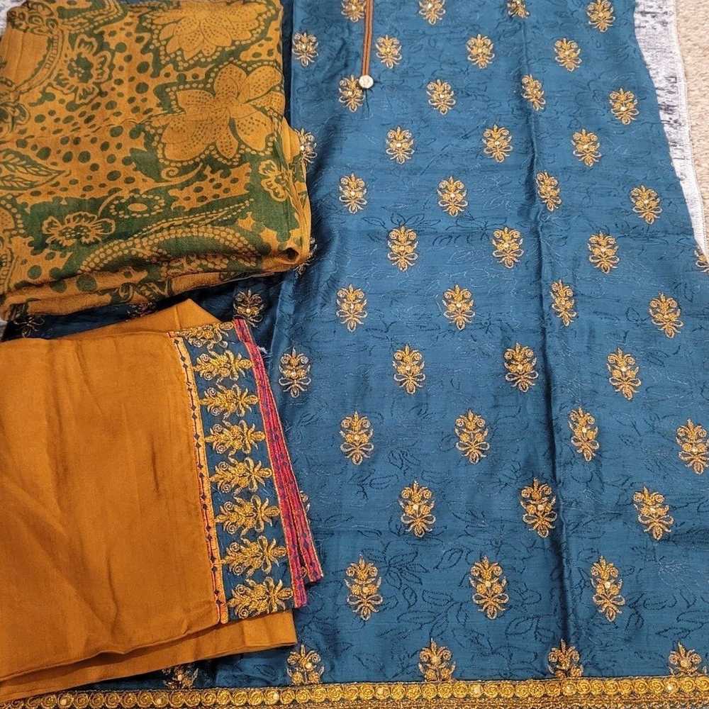 Pakistani Silk Dress(Eid Sale) - image 8