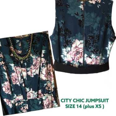 NEW CITY CHIC FLORAL JUMPSUIT