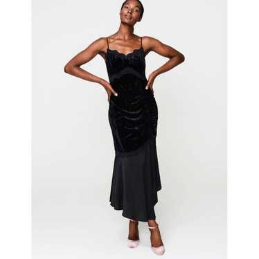 Long Tall Sally velvet and lace dress - image 1