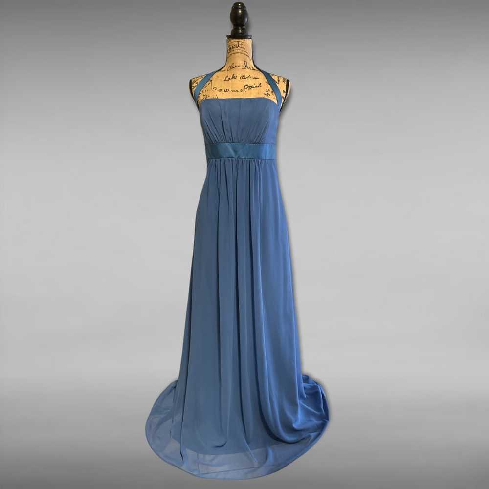 Alfred Angelo Halter Bridesmaid Evening Gown Maxi… - image 1