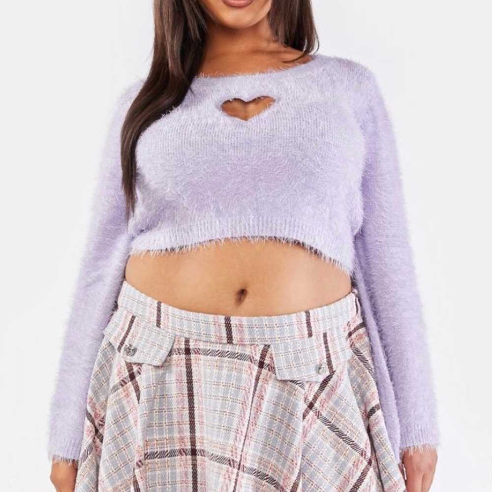 Plus size plaid tweed skirt 2x - image 2