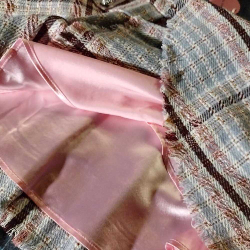 Plus size plaid tweed skirt 2x - image 6
