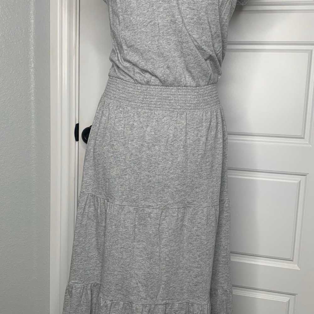 Women’s Tommy Hilfiger Grey Tiered Maxi T-Shirt D… - image 3