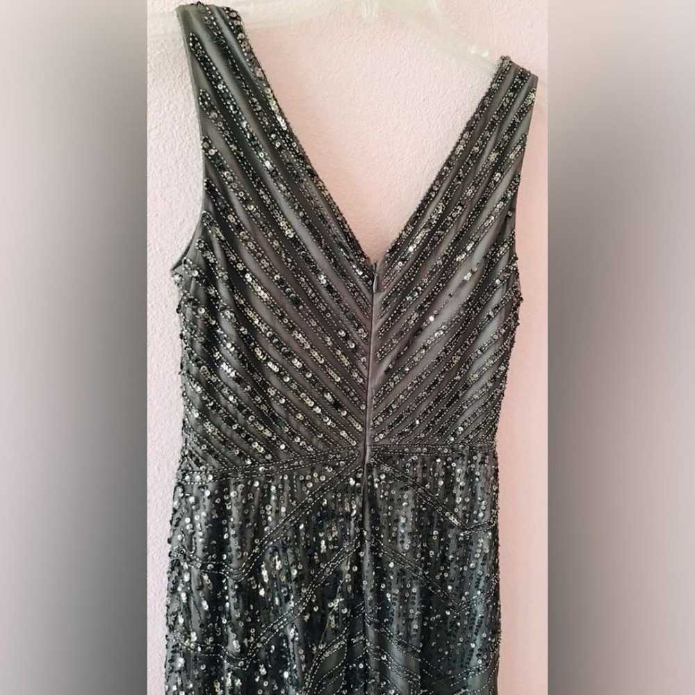Adrianna Papell Sequined gown size 2 - image 11