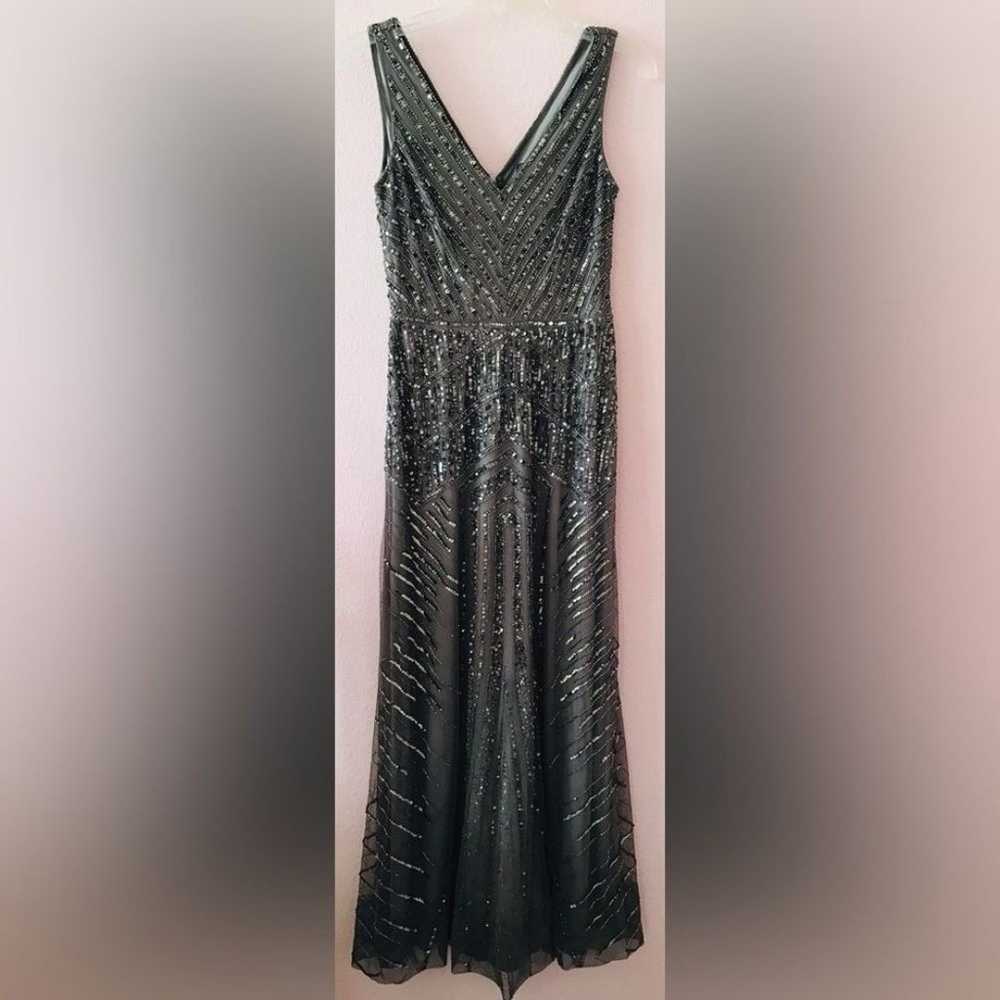 Adrianna Papell Sequined gown size 2 - image 1