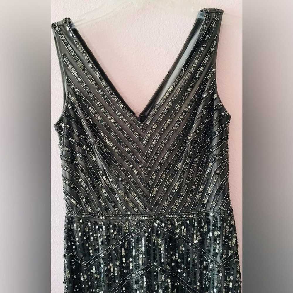 Adrianna Papell Sequined gown size 2 - image 6