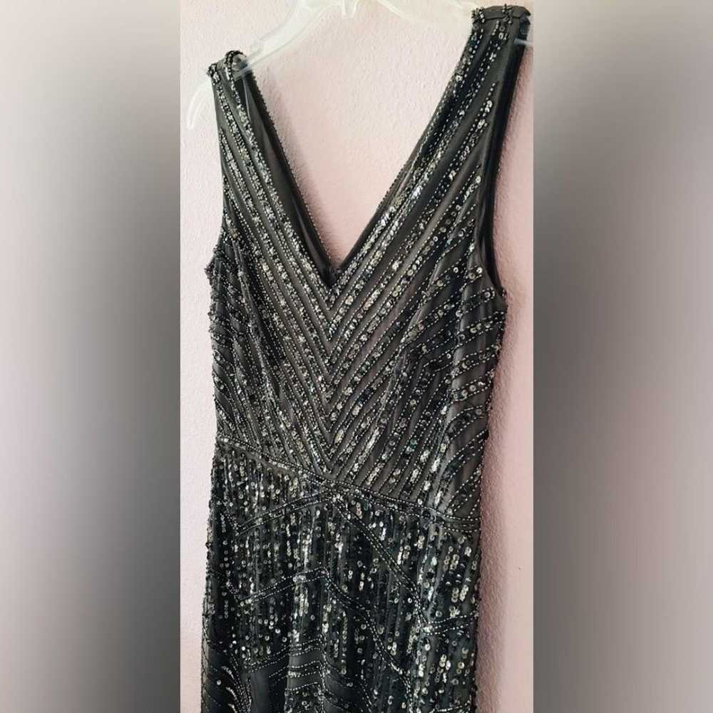 Adrianna Papell Sequined gown size 2 - image 9