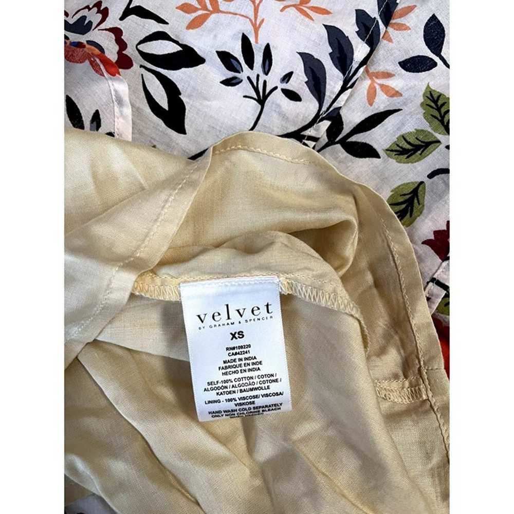 Velvet Keelin Floral Belted Mini Dress Size XS 10… - image 10