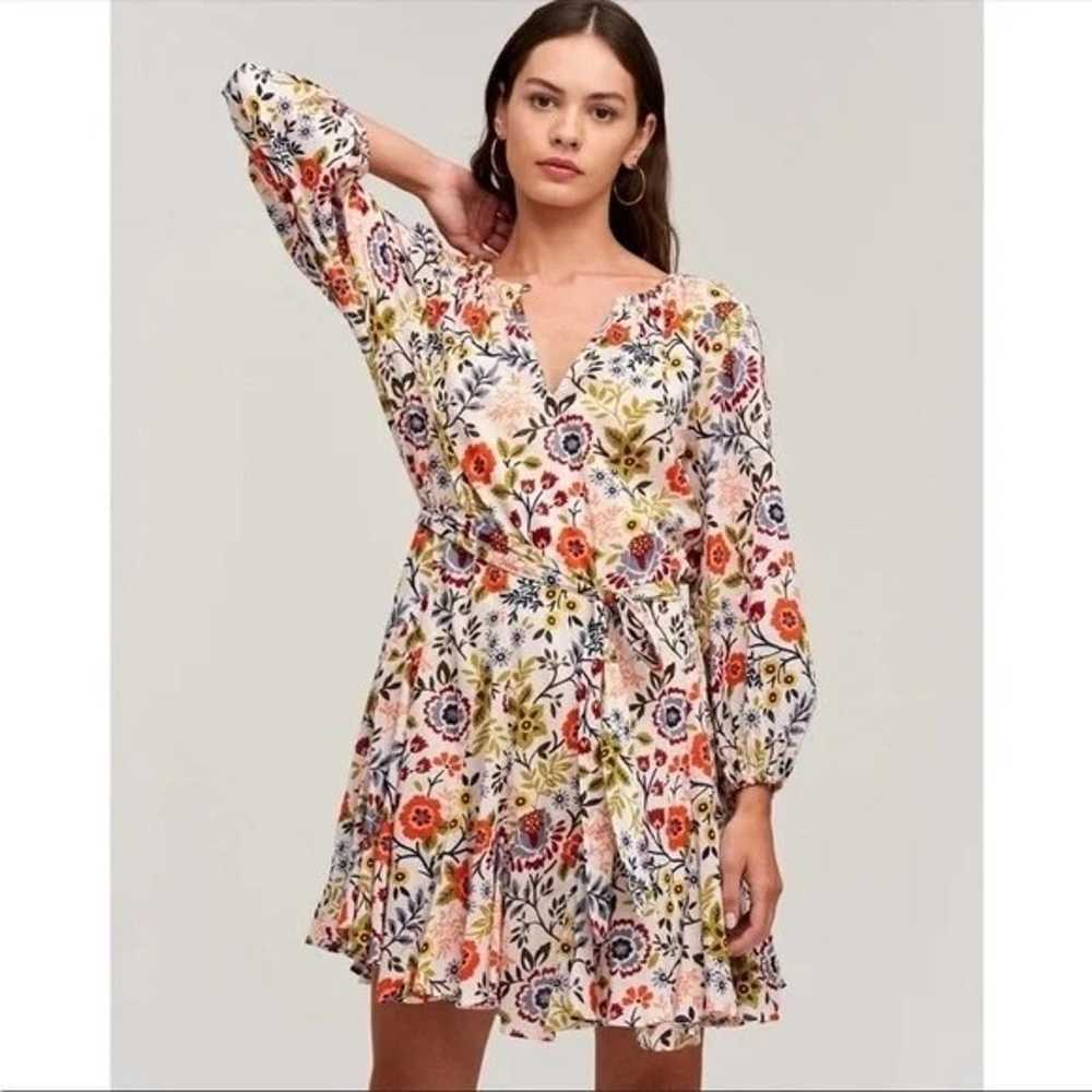 Velvet Keelin Floral Belted Mini Dress Size XS 10… - image 11