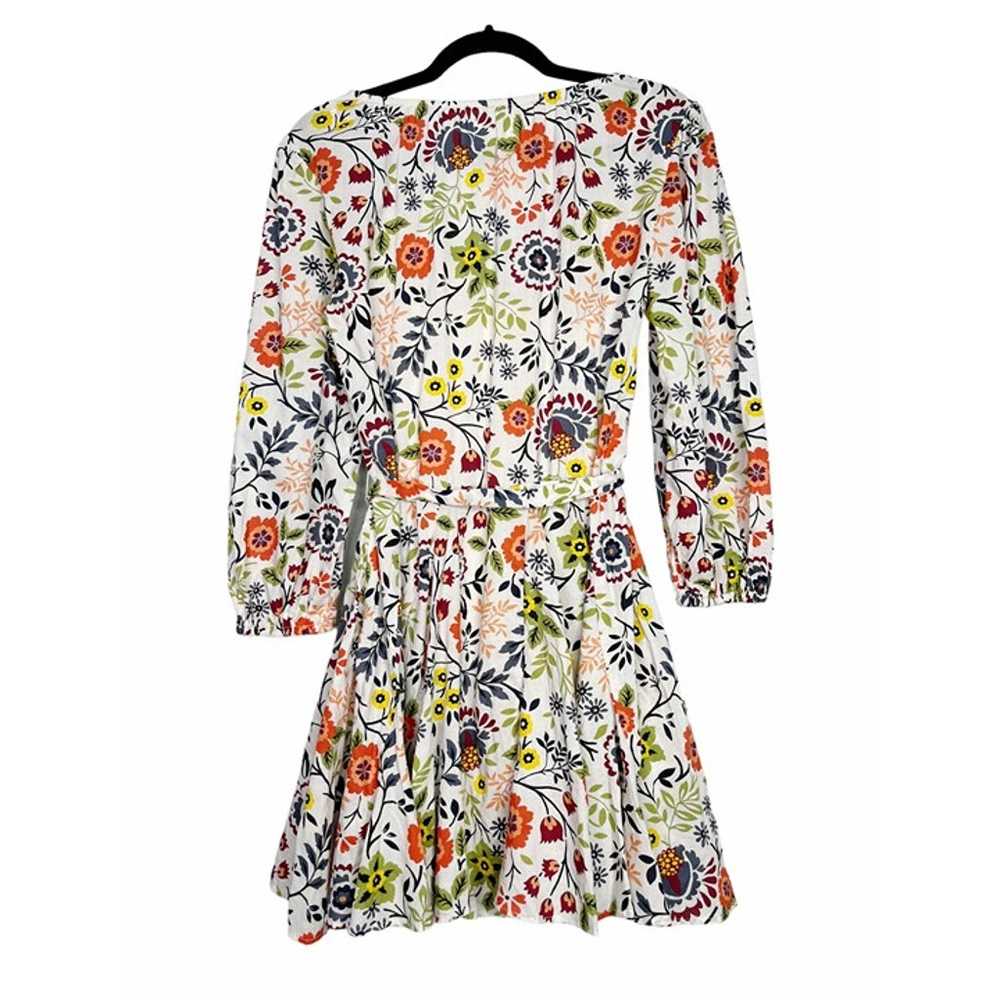 Velvet Keelin Floral Belted Mini Dress Size XS 10… - image 4