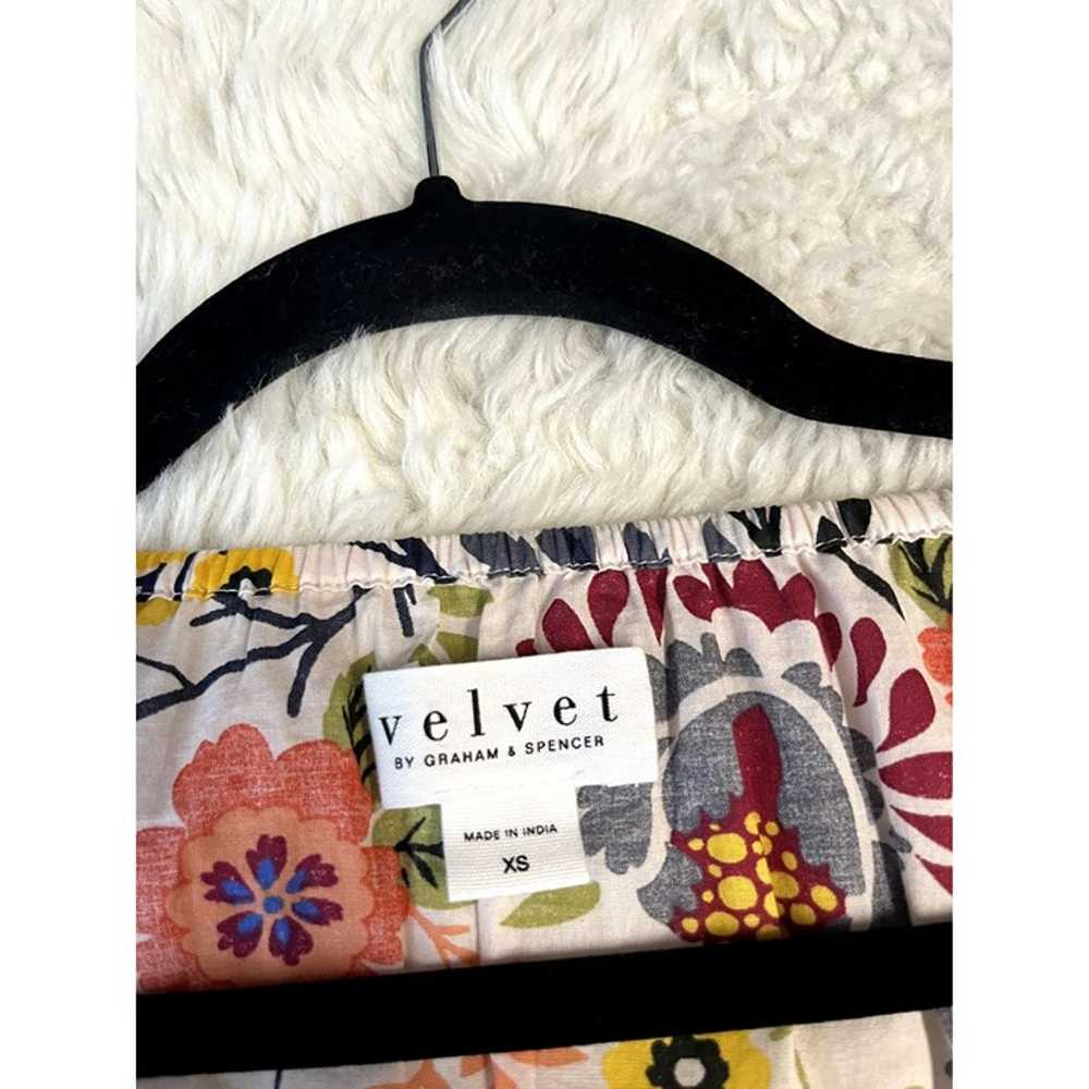 Velvet Keelin Floral Belted Mini Dress Size XS 10… - image 6