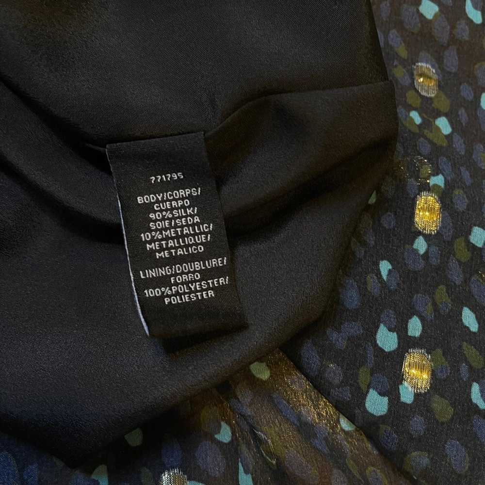 Cynthia Rowley Silk Ruffle Dress in Turquoise Siz… - image 7