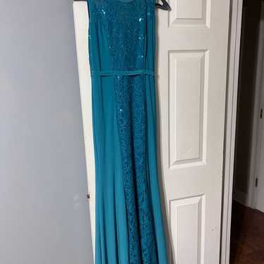Blue FishTail Prom Dress - image 1