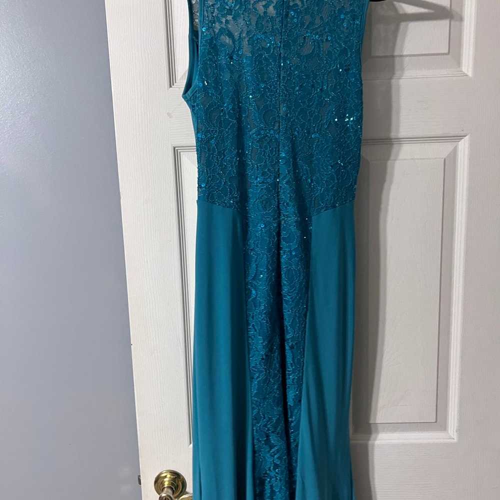 Blue FishTail Prom Dress - image 3