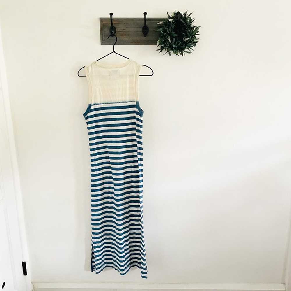 Current/Elliott Blue Stripe Maxi Dress 0/XS - image 6