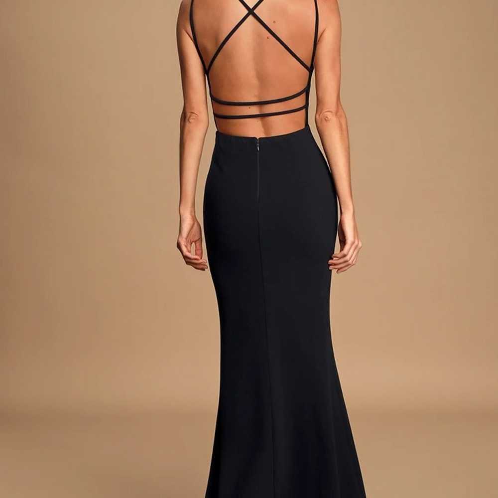 All this Allure Black Strappy Backless Mermaid Ma… - image 4