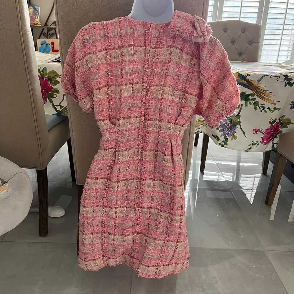 Cute new pink tweed dress - image 3