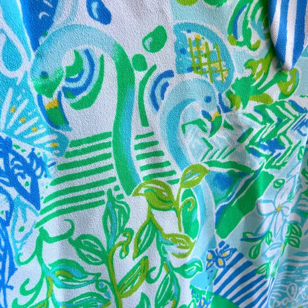 Lilly Pulitzer JACKIE SHIFT DRESS Whisper Blue Be… - image 6