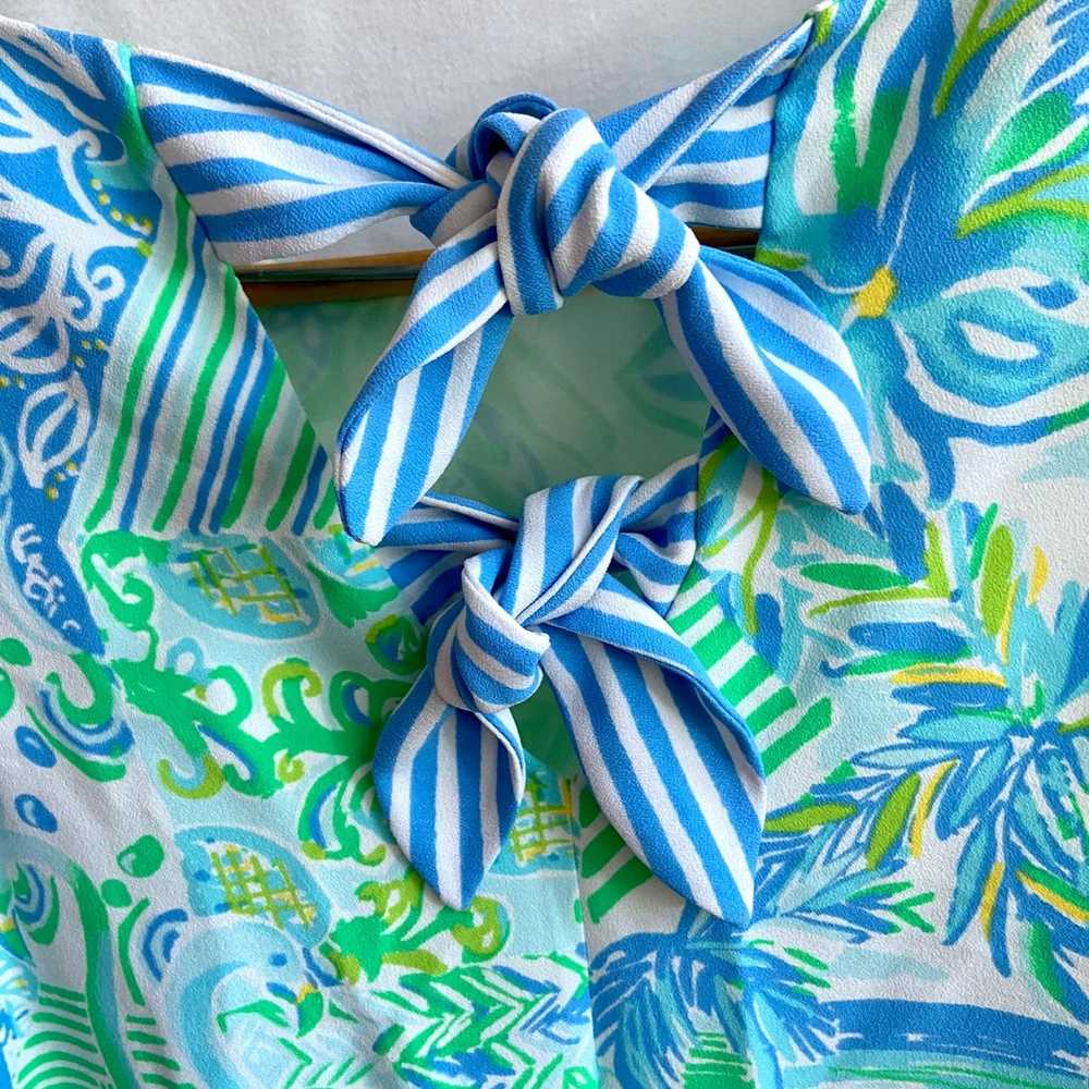 Lilly Pulitzer JACKIE SHIFT DRESS Whisper Blue Be… - image 7