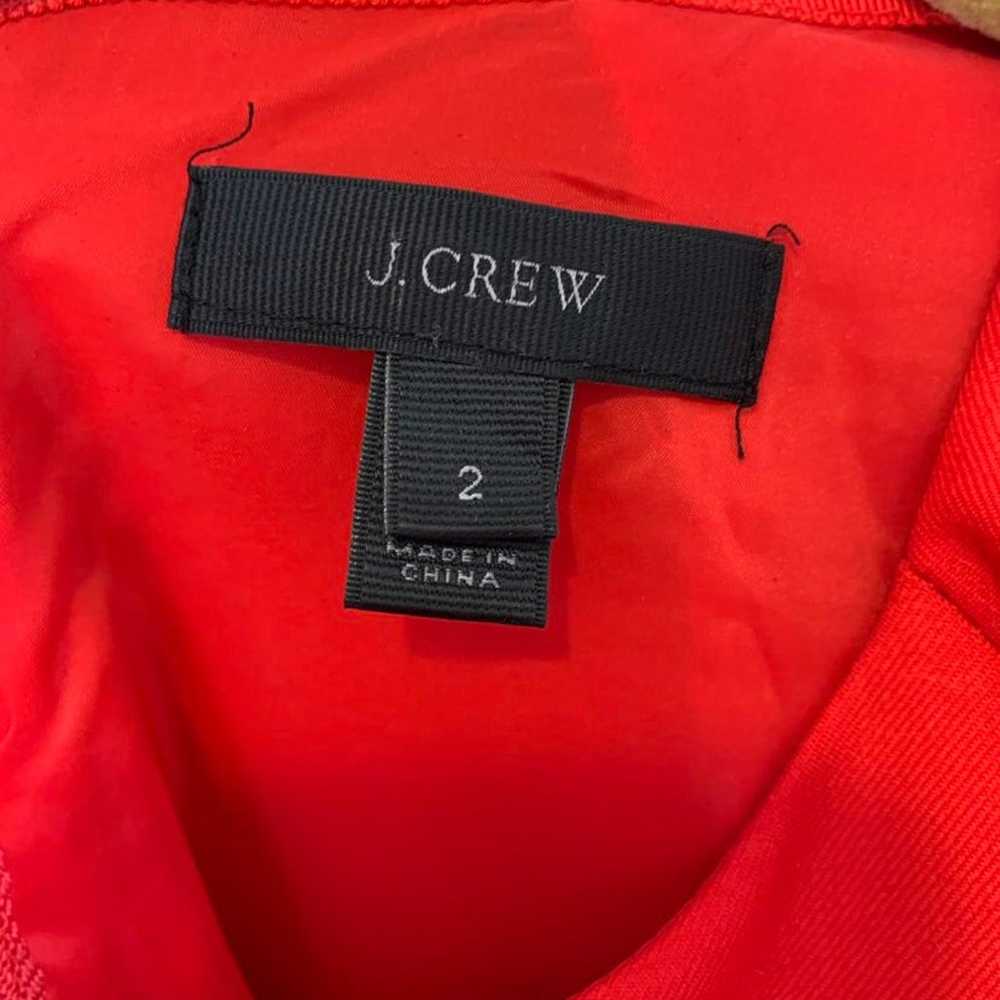 J. Crew Red Dress - image 3