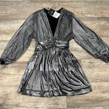 Zara Metallic Effect dress - image 1